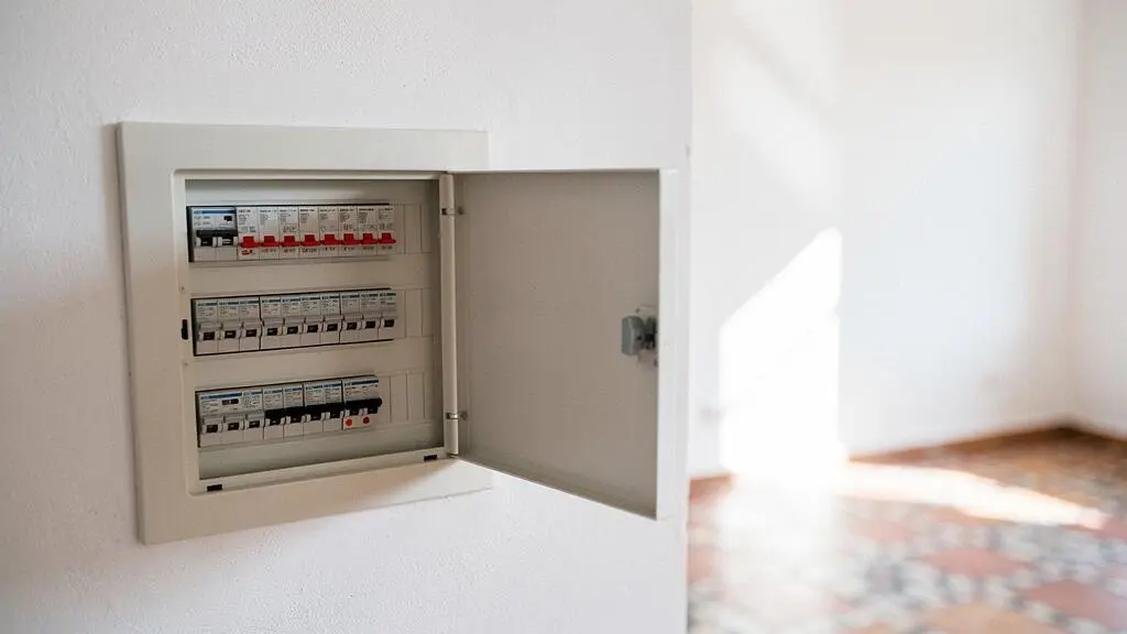 Cuadro eléctrico moderno en una vivienda española que simboliza el cumplimiento normativo y la seguridad eléctrica
